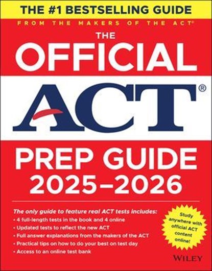 The Official ACT Prep Guide 2025 - 2026, ACT - Ebook - 9781394335893