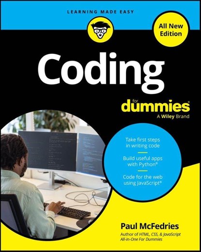 Coding For Dummies, All New Edition, Paul McFedries - Paperback - 9781394365562
