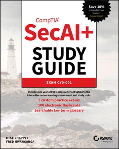 CompTIA SecAI+ Study Guide, Mike (University of Notre Dame) Chapple ; Fred (University of Notre Dame) Nwanganga - Paperback - 9781394368075