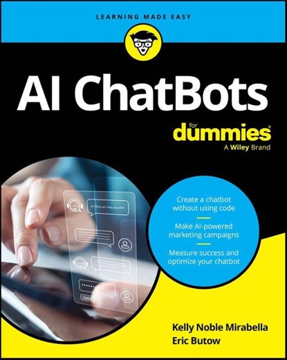AI ChatBots For Dummies, Kelly Noble Mirabella ; Eric Butow - Paperback - 9781394378555
