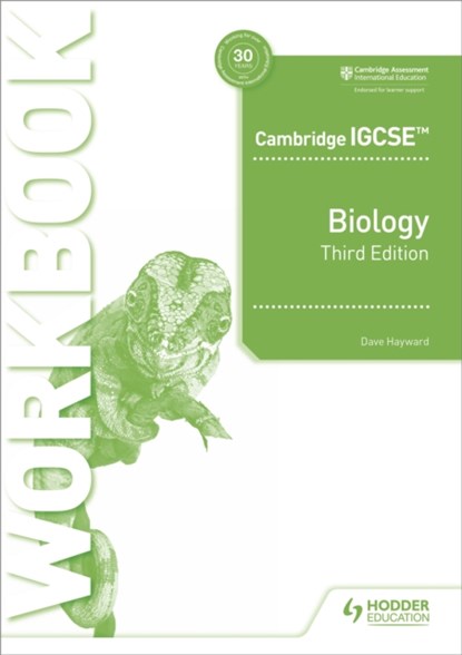 Cambridge IGCSE™ Biology Workbook 3rd Edition, Dave Hayward - Paperback - 9781398310490