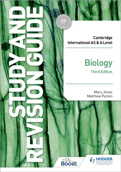 Cambridge International AS/A Level Biology Study and Revision Guide Third Edition, Mary Jones ; Matthew Parkin - Paperback - 9781398344341