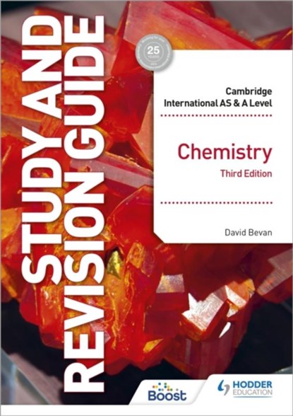 Cambridge International AS/A Level Chemistry Study and Revision Guide Third Edition, David Bevan - Paperback - 9781398344396