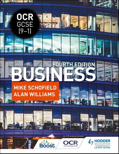 OCR GCSE (9–1) Business, Fourth Edition, Mike Schofield ; Alan Williams - Paperback - 9781398356375