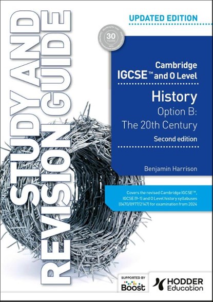 Cambridge IGCSE and O Level History Study and Revision Guide, Second Edition, Benjamin Harrison - Paperback - 9781398375062