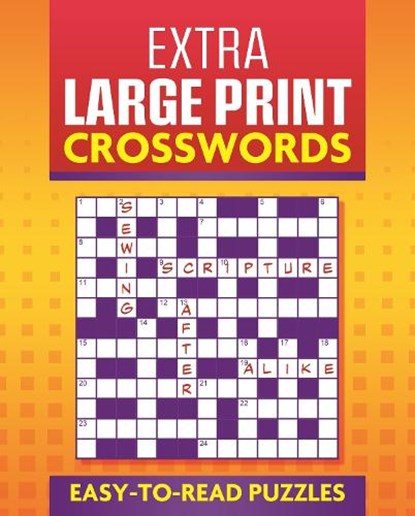 Extra Large Print Crosswords, Eric Saunders - Paperback - 9781398853256