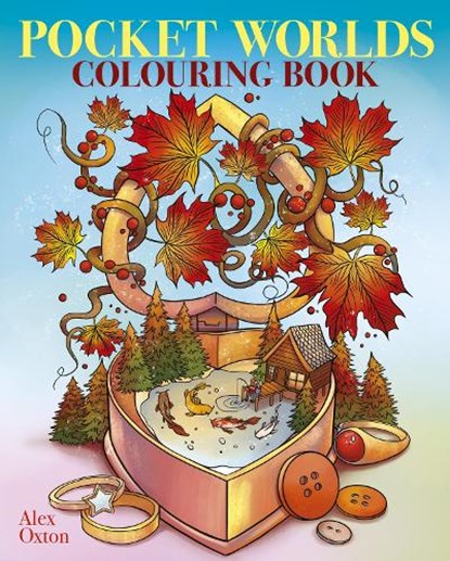 Pocket Worlds Colouring Book, Alex Oxton - Paperback - 9781398853959