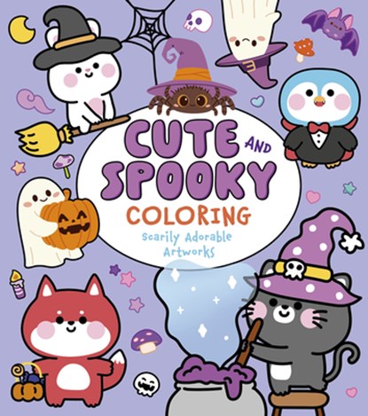 Cute and Spooky Coloring: Scarily Adorable Artworks, Violet Peto - Paperback - 9781398859081