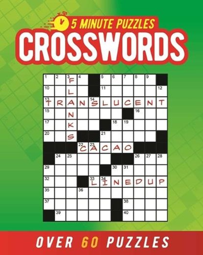 5 Minute Puzzles: Crosswords: Over 60 Puzzles, Eric Saunders - Paperback - 9781398859203