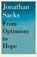 From Optimism to Hope, Sir Jonathan Sacks - Paperback - 9781399420556