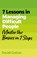 7 Lessons in Managing Difficult People, David Cotton - Paperback - 9781399830652