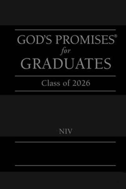 God's Promises for Graduates: Class of 2026 - Black NIV, Jack Countryman - Gebonden - 9781400255313