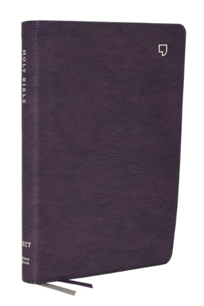 NET Bible, Large Print Thinline with Cross References, Purple Leathersoft, Comfort Print, Thomas Nelson - Gebonden - 9781400334902