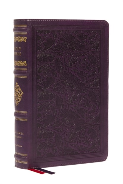 KJV Large Print Reference Bible, Purple Leathersoft, Red Letter, Comfort Print (Sovereign Collection), Thomas Nelson - Gebonden - 9781400344239