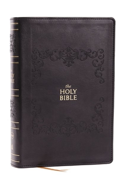 NKJV Bible: Personal Size Giant Print, Black Leathersoft, Holy Bible, Red Letter, Comfort Print: New King James Version, Thomas Nelson - Gebonden - 9781400346318