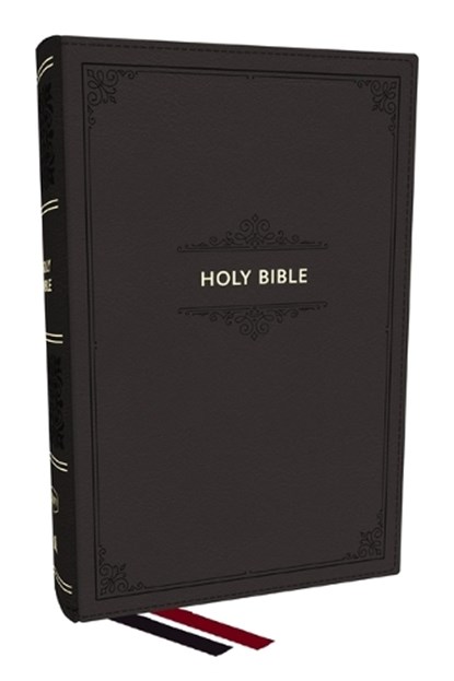 KJV Personal Size Large Print End-of-Verse Reference Bible, Black Leathersoft, Red Letter, Comfort Print, Thomas Nelson - Gebonden - 9781400347834