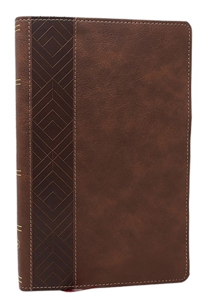 KJV, Personal Size New Testament, Brown Leathersoft, Red Letter, Comfort Print, Thomas Nelson - Gebonden - 9781400350063