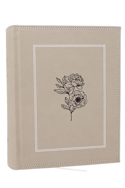 NKJV, Journal the Word Bible: Reflect, Journal or Create Art Next to Your Favorite Verses (Stone Leathersoft over board, Red Letter, Comfort Print), Thomas Nelson - Gebonden - 9781400352319