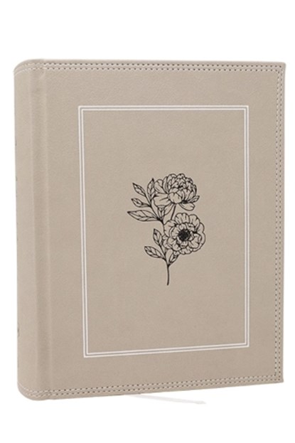 NKJV, Journal the Word Bible: Reflect, Journal or Create Art Next to Your Favorite Verses (Stone Leathersoft over board, Red Letter, Comfort Print), Thomas Nelson - Gebonden - 9781400352319