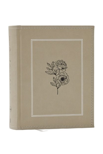 NKJV, Journal the Word Bible, Large Print: Reflect, Journal or Create Art Next to Your Favorite Verses (Stone Leathersoft over board, Red Letter), Thomas Nelson - Gebonden - 9781400352333