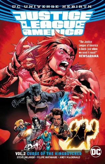 Justice League of America Vol. 2: Curse of the Kingbutcher (Rebirth), ORLANDO,  Steve - Paperback - 9781401274498