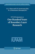 IUTAM Symposium on One Hundred Years of Boundary Layer Research | G.E.A. Meier ; K.R. Sreenivasan | 