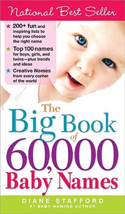 The Big Book of 60,000 Baby Names, Diane Stafford - Paperback - 9781402209505