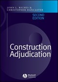 Riches, J: Construction Adjudication | John Riches | 