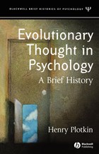 Evolutionary Thought In Psychology - A Brief History | H Plotkin | 