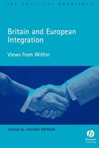 Britain and European Integration Views from Within | Menon | 