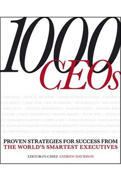 1000 CEOs, Andrew Davidson ; Marjan Bolmeijer ; Marshall Goldsmith ; Steve Coomber ; DK - Ebook - 9781405352727