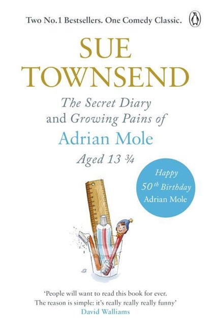 The Secret Diary & Growing Pains of Adrian Mole Aged 13 ¾, Sue Townsend - Paperback - 9781405932189