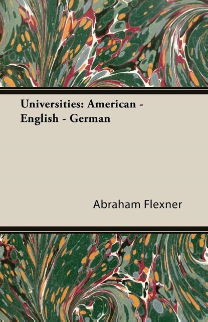 Universities, Abraham Flexner - Paperback - 9781406774184