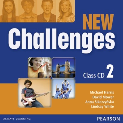 New Challenges 2 Class CDs, Lindsay White - AVM - 9781408258521