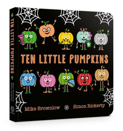 Ten Little Pumpkins Board Book, Mike Brownlow - Gebonden - 9781408366882