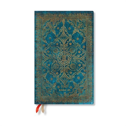 Azure (Equinoxe) Maxi 18-month Vertical Softcover Flexi Dayplanner 2025 (Elastic Band Closure), Paperblanks - Paperback - 9781408754054