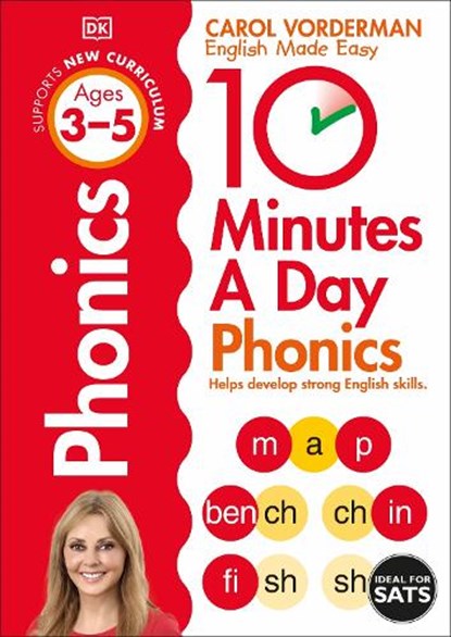 10 Minutes A Day Phonics, Ages 3-5 (Preschool), Carol Vorderman - Paperback - 9781409341413