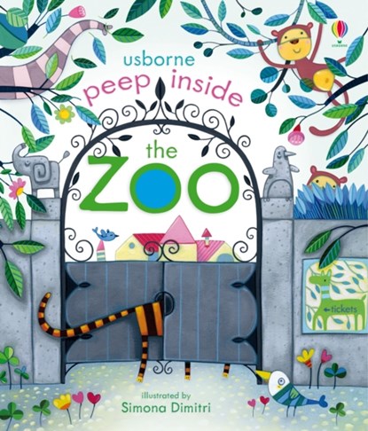 Peep Inside the Zoo, Anna Milbourne - Gebonden - 9781409549925