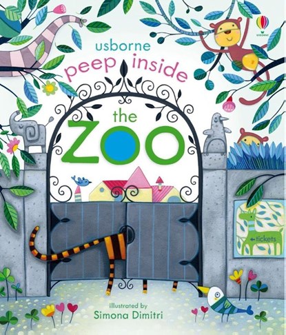 Peep Inside the Zoo, Anna Milbourne - Gebonden - 9781409549925