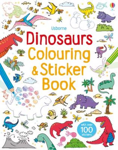 Dinosaurs Sticker and Colouring Book, TAPLIN,  Sam - Paperback - 9781409551355