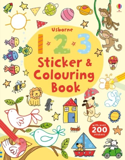 123 Sticker and Colouring book, Jessica Greenwell - Paperback - 9781409564591