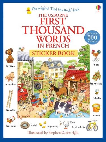First Thousand Words in French Sticker Book, Heather Amery - Paperback - 9781409580225