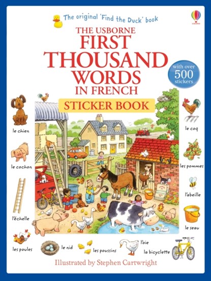 First Thousand Words in French Sticker Book, Heather Amery - Paperback - 9781409580225