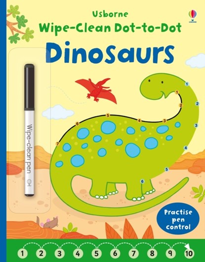 Wipe-clean Dot-to-dot Dinosaurs, Felicity Brooks - Paperback - 9781409597780