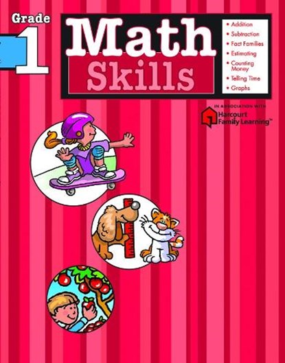 Math Skills: Grade 1 (Flash Kids Harcourt Family Learning), niet bekend - Paperback - 9781411401068