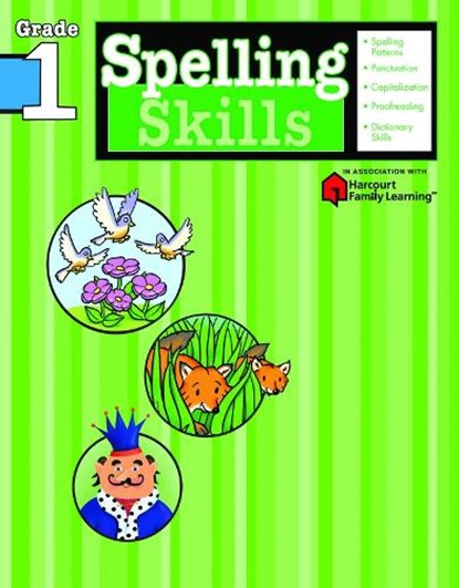 Spelling Skills: Grade 1 (Flash Kids Harcourt Family Learning), Flash Kids Editors - Paperback - 9781411403826