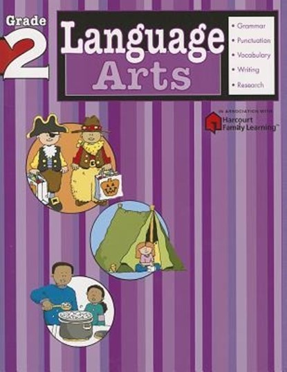 Language Arts: Grade 2 (Flash Kids Harcourt Family Learning), Flash Kids Editors - Paperback - 9781411404106