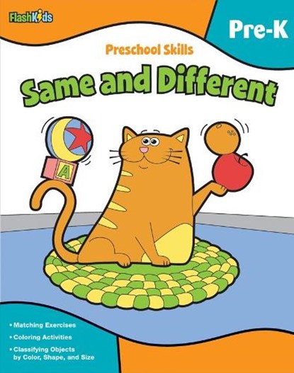 Preschool Skills: Same and Different (Flash Kids Preschool Skills), Flash Kids Editors - Paperback - 9781411434264