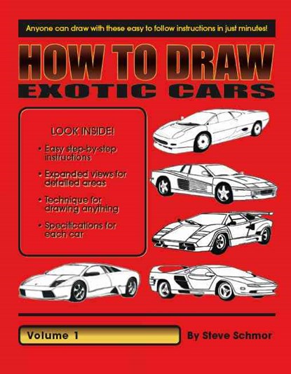 How to Draw Exotic Cars: Volume 1, Steve Schmor - Paperback - 9781412037662