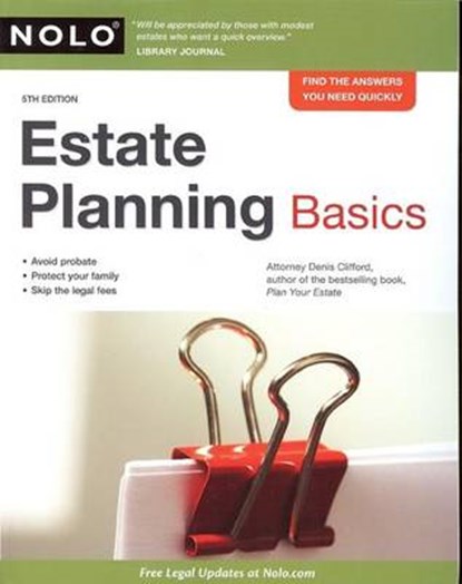 Estate Planning Basics, CLIFFORD,  Denis - Paperback - 9781413310504